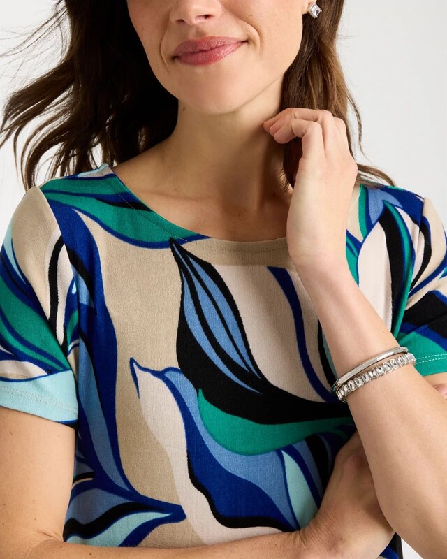 Marble Flora Swing Dress - image 4